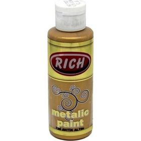 Rich 03958 120 cc Metalik Antik Altın Akrilik Boya