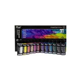 Rich 06011409 Master Mix Pastel Renk Set 12'li Akrilik Boya