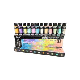 Rich 06011409 Master Mix Pastel Renk Set 12'li Akrilik Boya