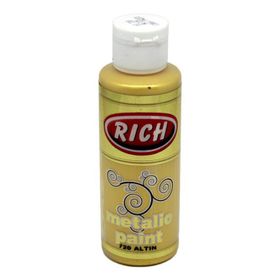 Rich 0720 Altın 130 cc Metalik Akrilik Boya