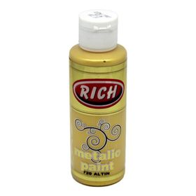 Rich 0720 Altın 130 cc Metalik Akrilik Boya
