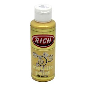 Rich 0720 Altın 130 cc Metalik Akrilik Boya