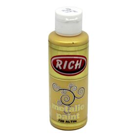 Rich 0720 Altın 130 cc Metalik Akrilik Boya