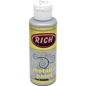 Rich 0732 Metalik Gümüş 120 cc Akrilik Boya