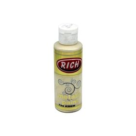 Rich 0734 120 CC Metalik Krem Akrilik Boya