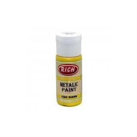 Rich 0742 Sarı 120cc Metalik Akrilik Boya