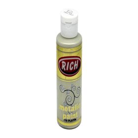 Rich 0776 Platin 130 cc Metalik Akrilik Boya