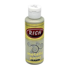 Rich 0776 Platin 130 cc Metalik Akrilik Boya