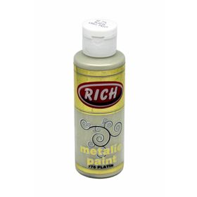 Rich 0776 Platin 130 cc Metalik Akrilik Boya