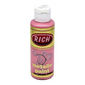 Rich 0782 120 cc Metalik Şeker Pembe Akrilik Boya