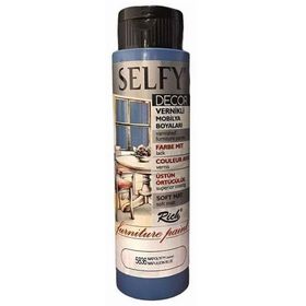 Rich 09447 Selfy Decor Vernikli 500 cc Napolyon Mavi Mobilya Boyası
