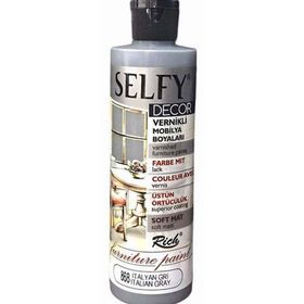 Rich 09463 Selfy Decor Vernikli 240 cc İtalyan Gri Mobilya Boyası