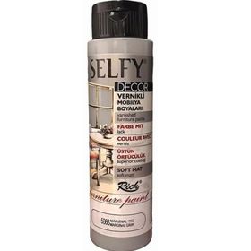 Rich 09591 Selfy Decor Vernikli 500 cc Marjinal Gri Mobilya Boyası