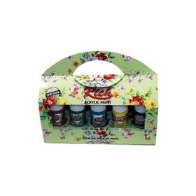 Rich 10 Renk Akrilik Boya Seti 30ml