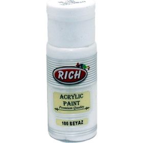 Rich 100 Beyaz 30 cc Akrilik Boya