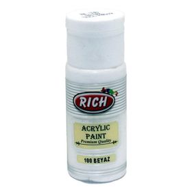 Rich 100 Beyaz 30 cc Akrilik Boya