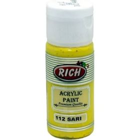 Rich 112 Sarı 30 cc Akrilik Boya