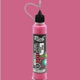 Rich 11995 Dot Paint Fuşya Boncuk Boya