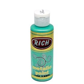 Rich 120-0754 Metalik Boya 120 cc Yeşil Akrilik Boya