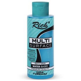 Rich 120-2204 Multi Surface 120 cc Turkuaz Akrilik Boya
