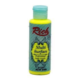 Rich 120 Cc Açık Sarı Multi Surface Akrilik Boya