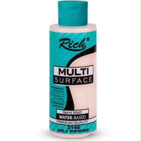 Rich 120 Cc Bej Pembe Multi Surface Akrilik Boya