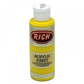 Rich 120 cc Güneş Sarı Akrilik Boya