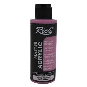 Rich 120 cc Pembe Akrilik Boya