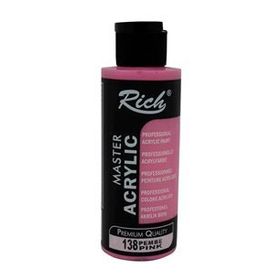 Rich 120 cc Pembe Akrilik Boya