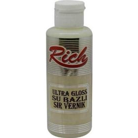 Rich 120 cc Ultra Gloss Su Bazlı Sır Vernik