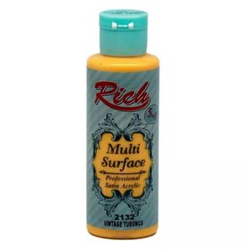 Rich 120 Cc Vintage Turuncu Multi Surface Akrilik Boya