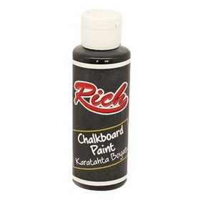 Rich 120 ml 1648 Siyah Su Bazlı Kara Tahta Boyası
