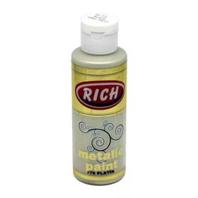 Rich 120 ml 776 Platin Akrilik Metalik Boya