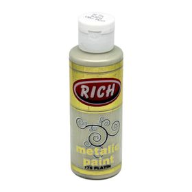 Rich 120 ml 776 Platin Akrilik Metalik Boya