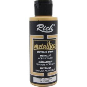 Rich 120 ml Metalik Altın Akrilik Boya