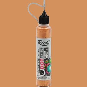 Rich 12083 Dot Paint Titanium Metalik Bronz Boncuk Boya
