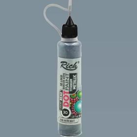 Rich 12086 Dot Paint Titanium Metalik Antik Mavi Boncuk Boya