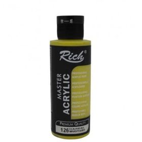 Rich 126 Hardal 120 cc Master Acrylic Akrilik Boya