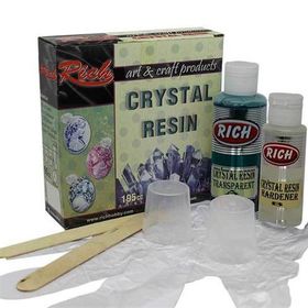 Rich 130 + 65 cc Şeffaf Kristal Reçine