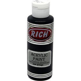 Rich 130230 130 cc Siyah Akrilik Boya