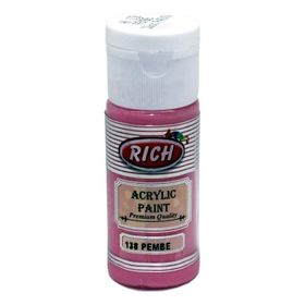 Rich 138 Pembe 30cc Akrilik Boya