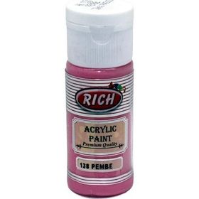 Rich 138 Pembe 30cc Akrilik Boya
