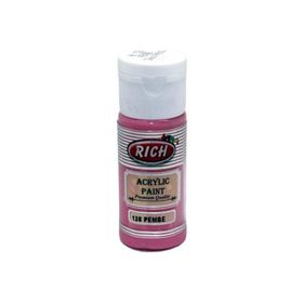 Rich 138 Pembe 30cc Akrilik Boya