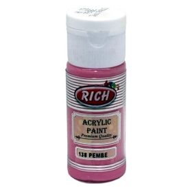 Rich 138 Pembe 30cc Akrilik Boya