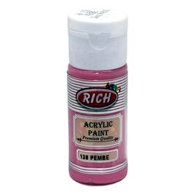 Rich 138 Pembe 30cc Akrilik Boya