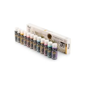 Rich 14296 Mastermix Metalik 60 CC 12'li Set Akrilik Boya