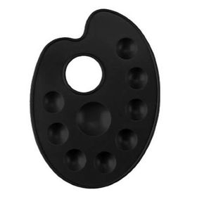 Rich 144-11394 Siyah Plastik Oval Godeli Resim Paleti ()