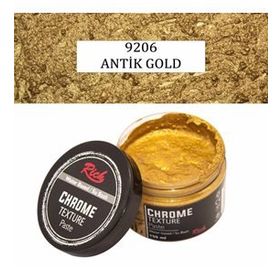 Rich 150ml 9206 Antik Altın Chrome Texture Paste