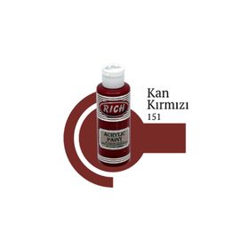 Rich 151 Kan Kırmızı 120 cc Akrilik Boya