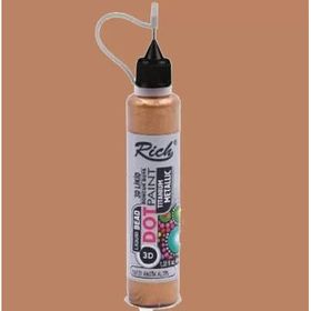 Rich 15131 Dot Paint Titanium Metalik Antik Altın Boncuk Boya